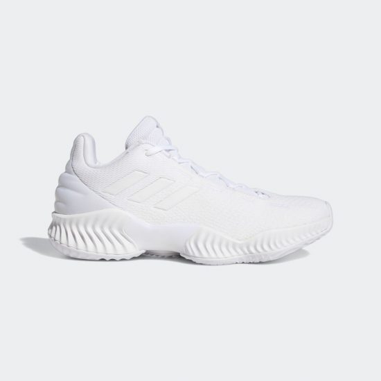 adidas pro bounce 2018 low all white FW0903