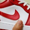 Giày Jordan 1 Low Gym Red White 553558-611 7 Nike Swoosh jordan 1 low