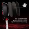 Vợt Pickleball Adidas Metalbone PB1AA0 4 Mặt sợi Carbon C18 trên metalbone paddle