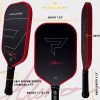 Dimentions of Paddletek Bantam TKO-C 14.3 màu đỏ BTKO14S-Wildfire pickleball paddle