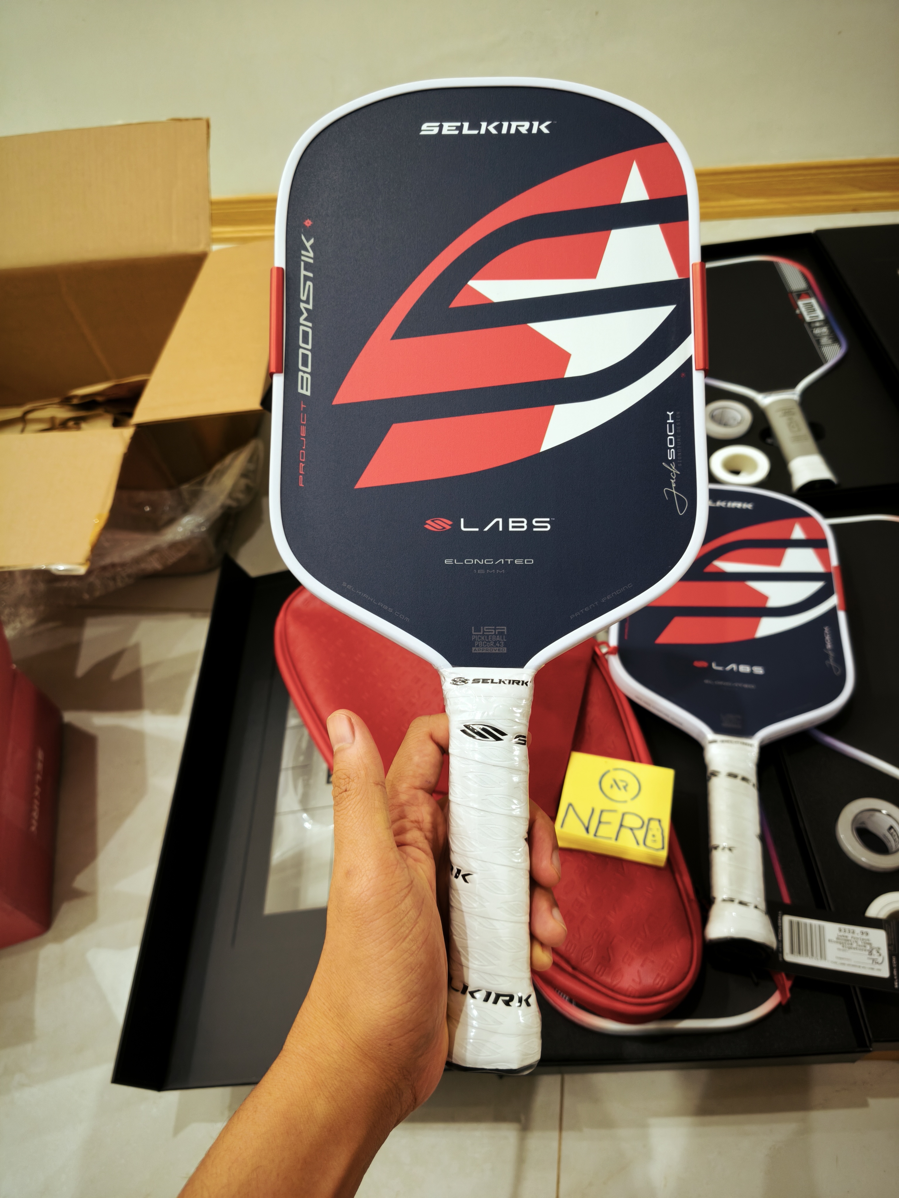 Vợt Pickleball Selkirk Boomstik Jack Sock Elongated Limited Pickleball Vợt Pickleball Selkirk Boomstik Jack Sock Elongated