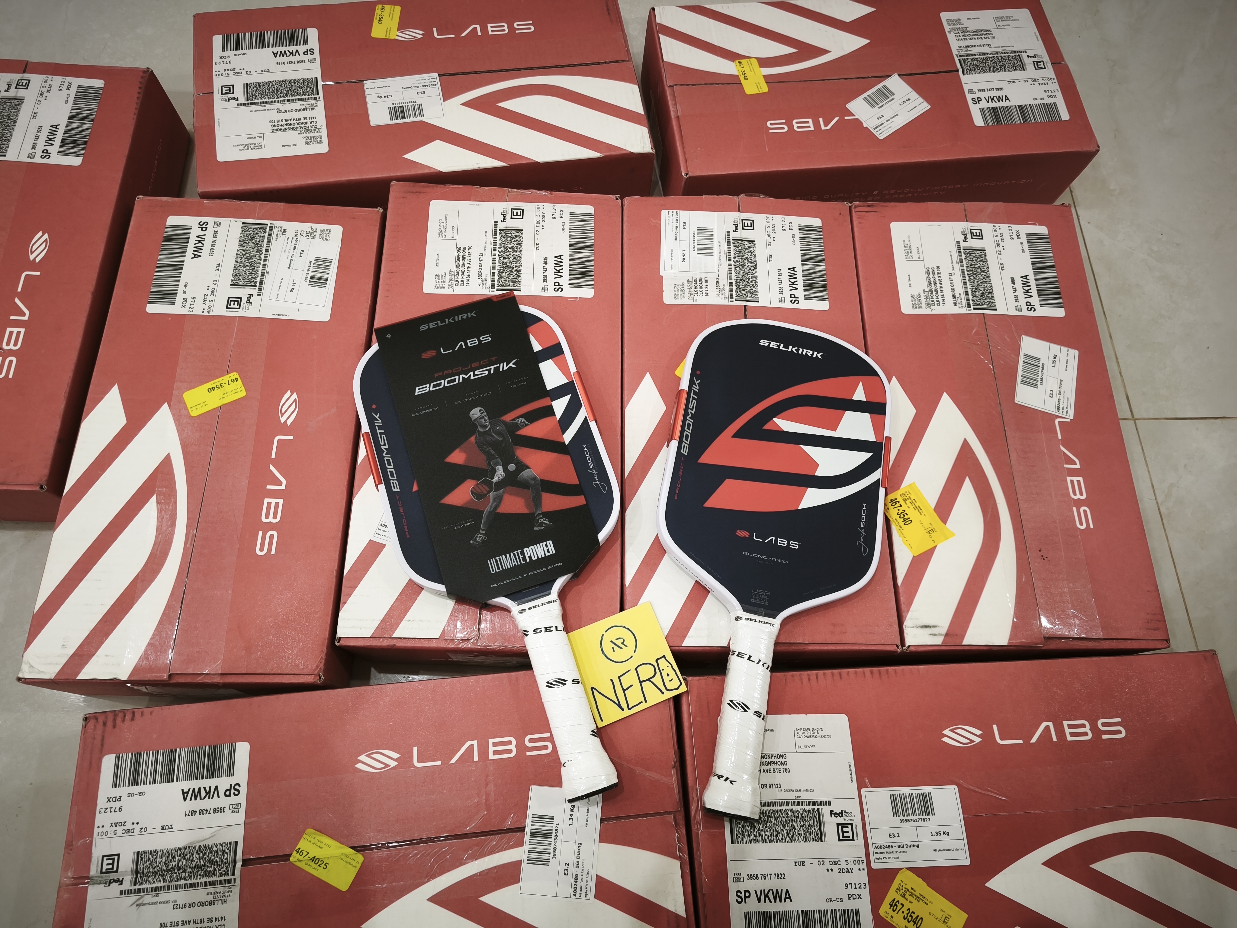 Vợt Pickleball Selkirk Boomstik Jack Sock Elongated Limited Pickleball Selkirk Boomstik Jack Sock